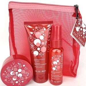 Mary Kay Winterberry Body Care Trio in Red